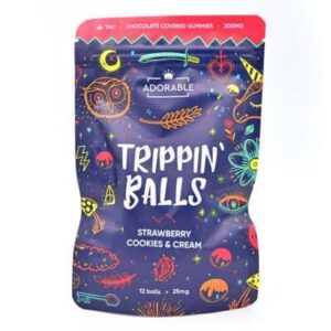 300mg THC infused Trippin Balls ? Adorable